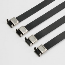 L Type PVC coated stainless steel cable tie